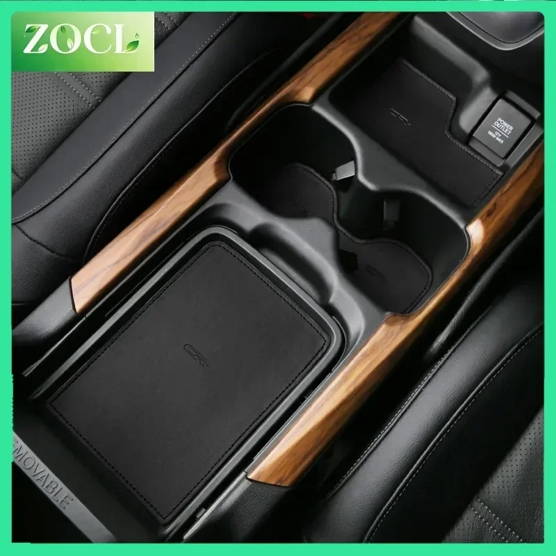 New For Honda CR-V CRV 5th 20172018 20192020 2021 Car Leather Gate Slot Mat Groove Pad Water Coaster Door Slot Mat Storage Anti
