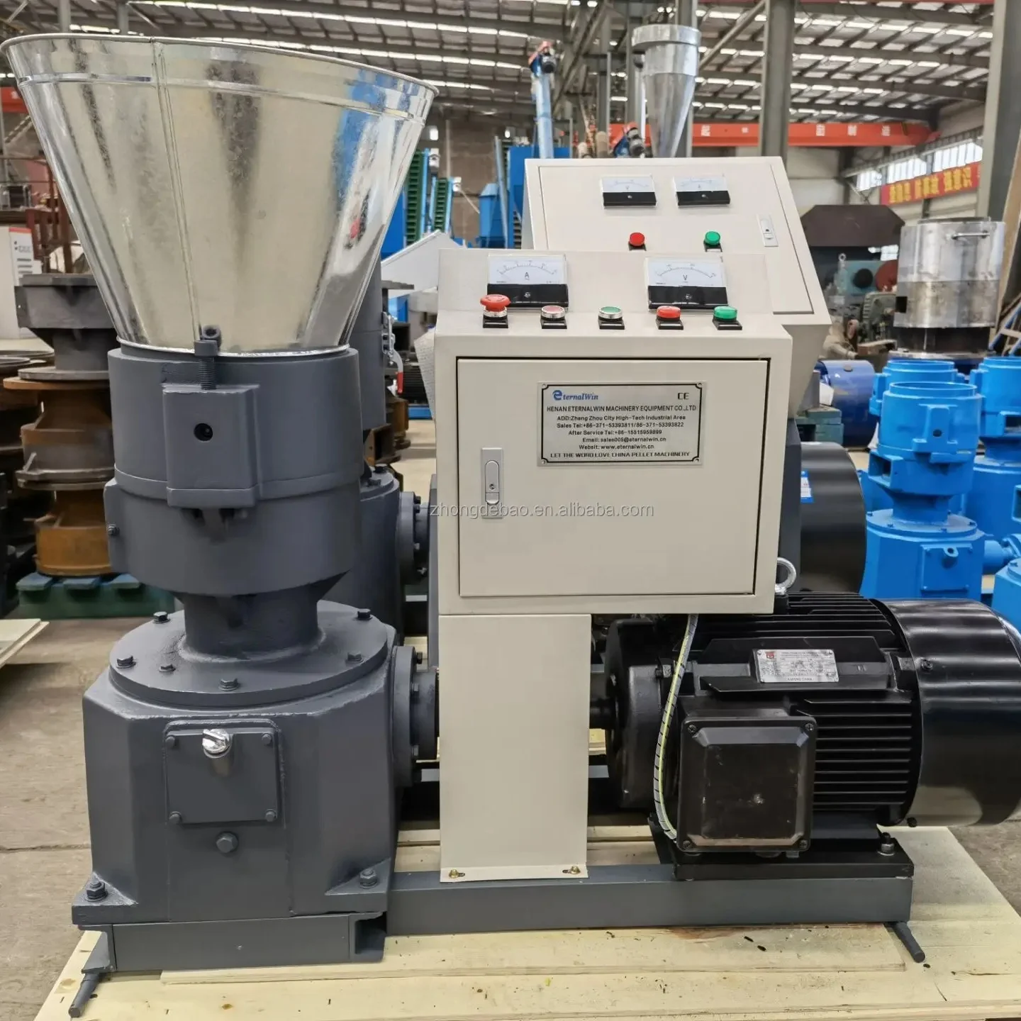 Small Electric Animal Cattle Duck Horse Boiler Goat Rabbit Chicken Pig Grass Balanced Feed Pellet Machine