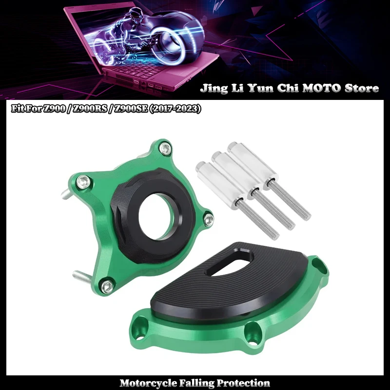 

Fit For KAWASAKI Z900 SE Z900RS Z900 RS 2017-2023 Motorcycle Engine Stator Cover Frame Slider Crash Pad Protector Accessories