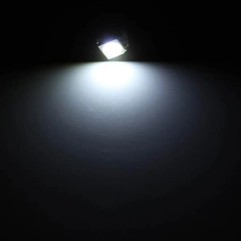 Resin T5 5050 1SMD Bright White LED Light Bulbs Car Meter Map Reading Indicator Lamp for Dashboard Door Step