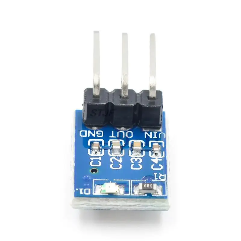 Módulo de fonte de alimentação redutor DC 5V a 3,3V AMS1117-3.3 LDO 800MA