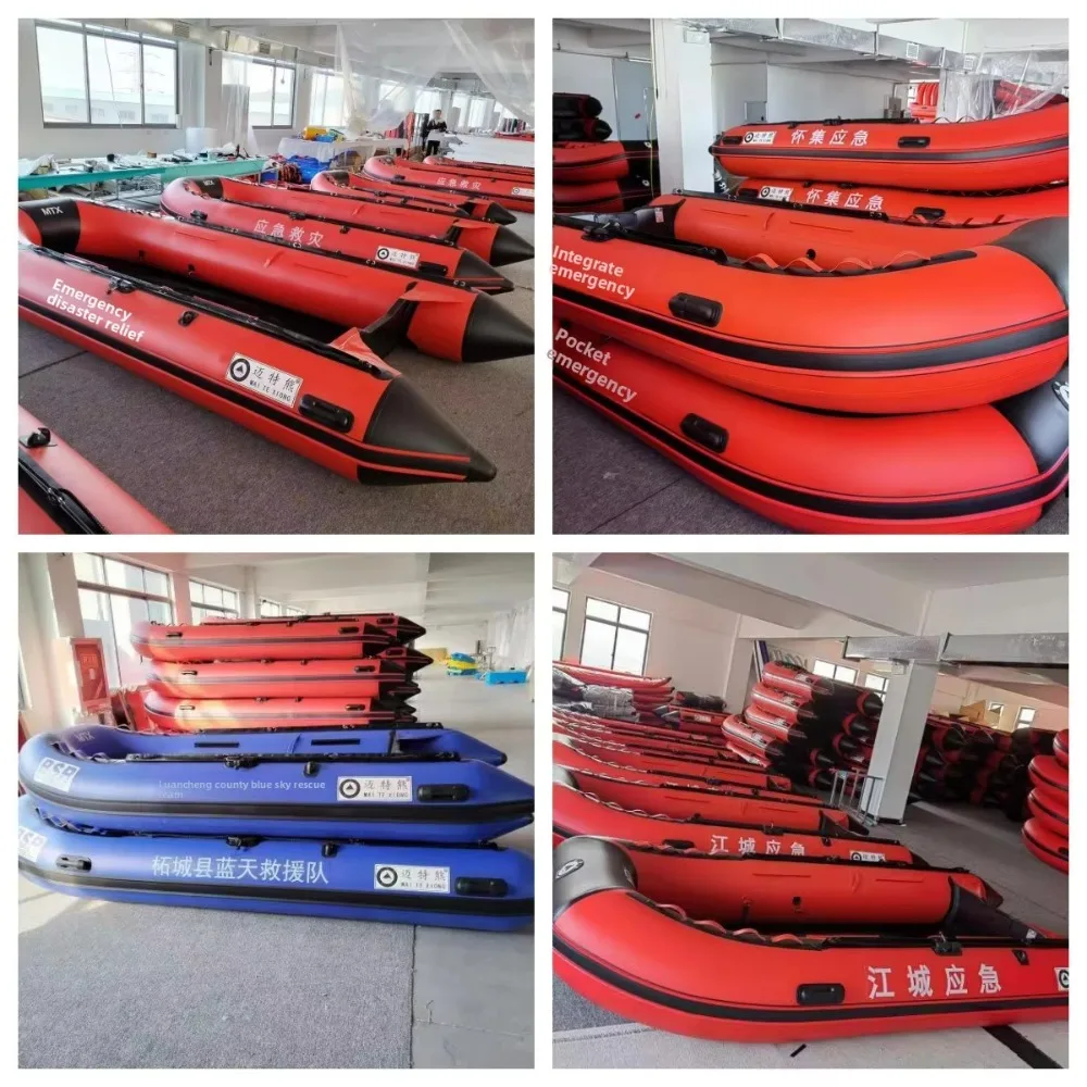 قارب إنقاذ مطاطي قابل للنفخ للتحكم في الفيضانات في حالات الطوارئ، قارب نجاة، مستلزمات كاياك البحرية #5