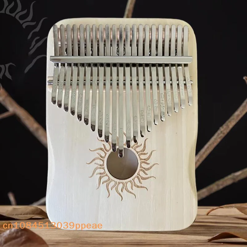 {QTG333} 17-Tasten-Kalimba aus Holz, 17-Tasten-Daumenklavier, tragbares Fingerklavier für Anfänger, Mbira-Geschenk für Kinder und Erwachsene