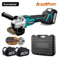 Kamolee 100MM/125MM 5 Inche 18500RPM Brushless Cordless Angle Grinder 4 Speed Cutting Compatible For Makita 18V Battery