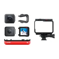 Insta360 ONE R Twin Edition Voice Control Action Camera 5.7K 360 + 4K Wide Angle Camera for Vlog and Photographer