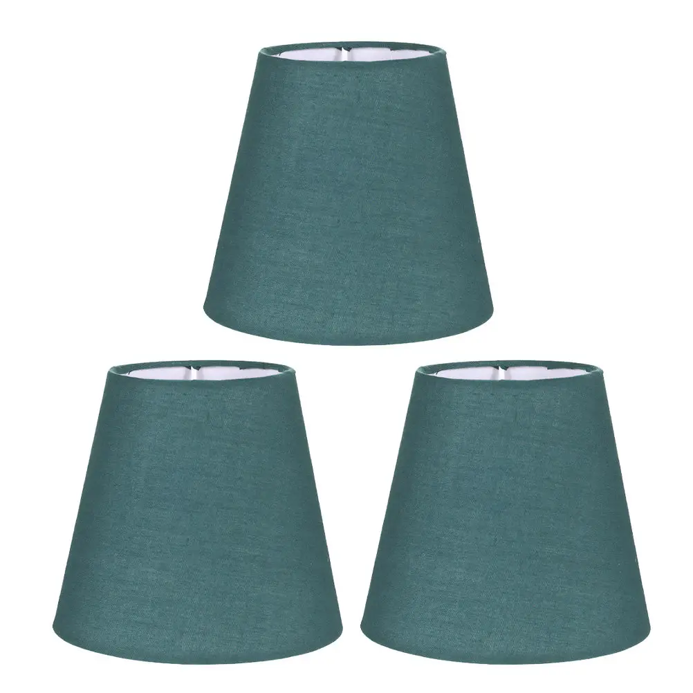3Pcs Cloth Lamp Shade Premium Quality Dustproof Lampshade Decorative Lamp Cover for Bedroom Living Room Warm Romantic Lighting