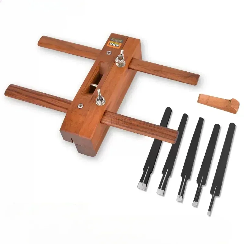carpinteiro mao plaina grooving plane madeira de carpintaria polido aparar woodwork craft faca voce mesmo ferramenta ajustavel 01