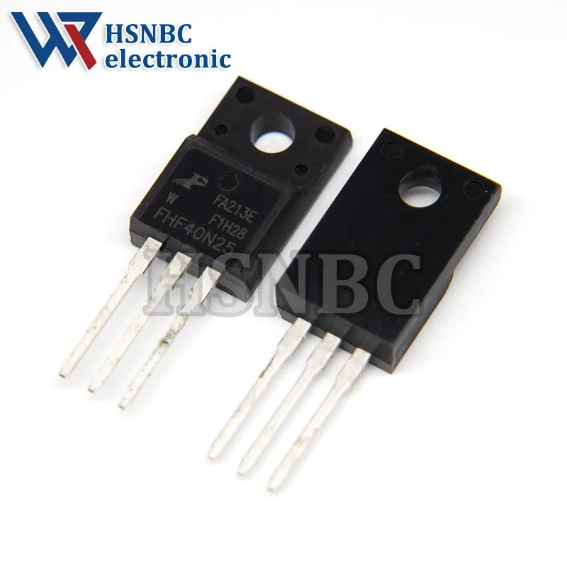 10Pcs/Lot FHF40N25 40N25 FHF40N25W TO-220F 40A 250V MOSFET N-channel Power Transistor 100% New Original