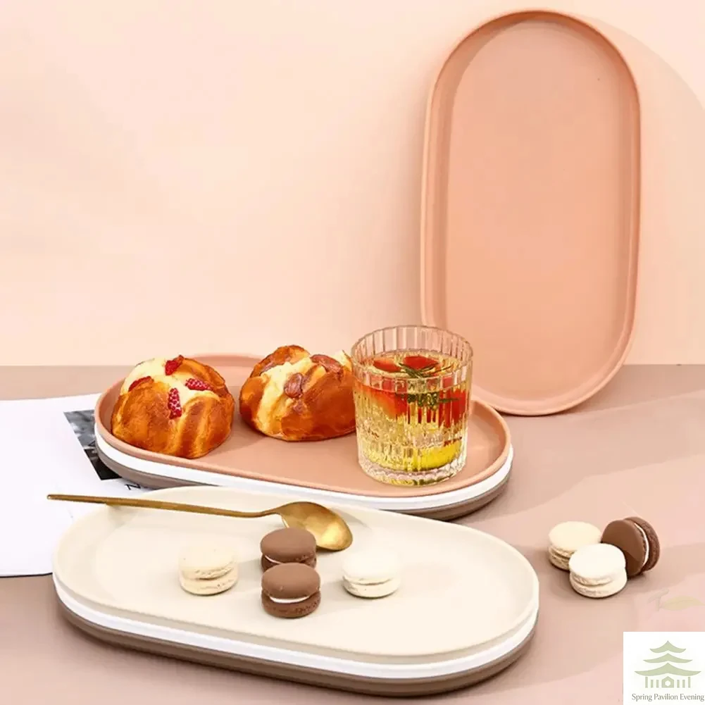 Stackable Oval Fruit Serving Tray 4