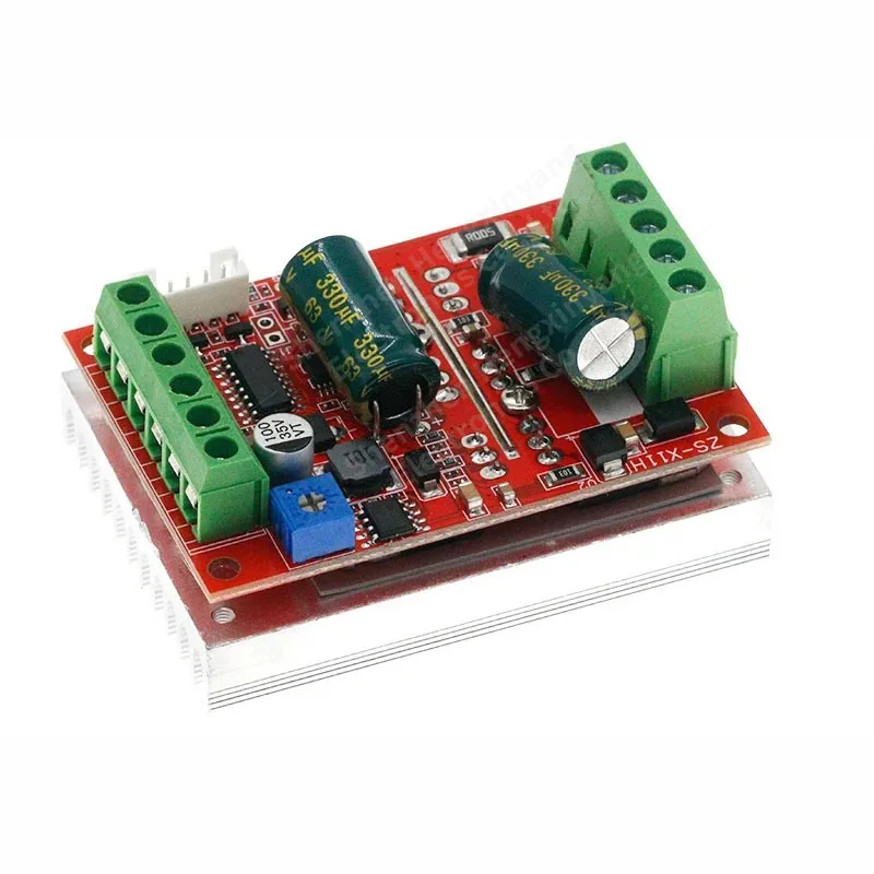 DC 6-60V 400W BLDC Three Phase DC Brushless Motor Controller PWM Hall Motor Control Driver Board 12V 24V 48V