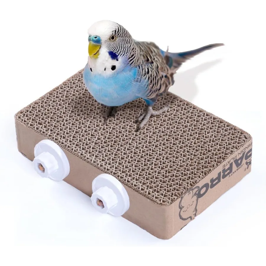 

7,3-дюймовые бумажные игрушки для птиц, платформа для птиц, игрушка для попугая, помощь в птицах, чистый клюв, снятие стресса, снижение скуки, подходит для волнистого члена