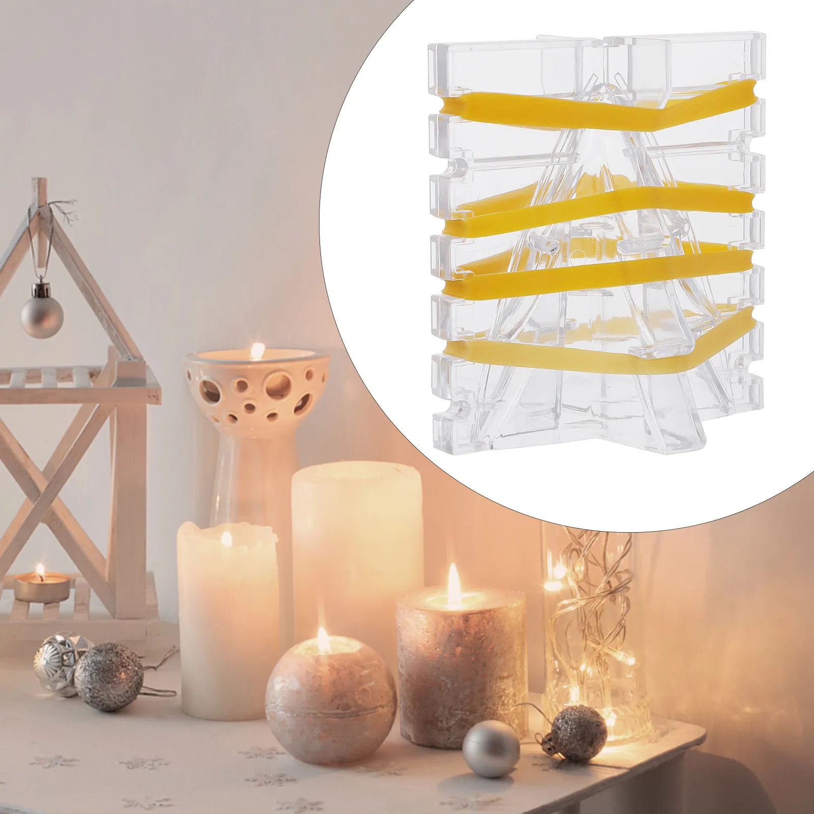 

Plastic Christmas Mould DIY Cross Shaped Mold for Creative Making Safe High Quality Easy Clean Reusable Craft