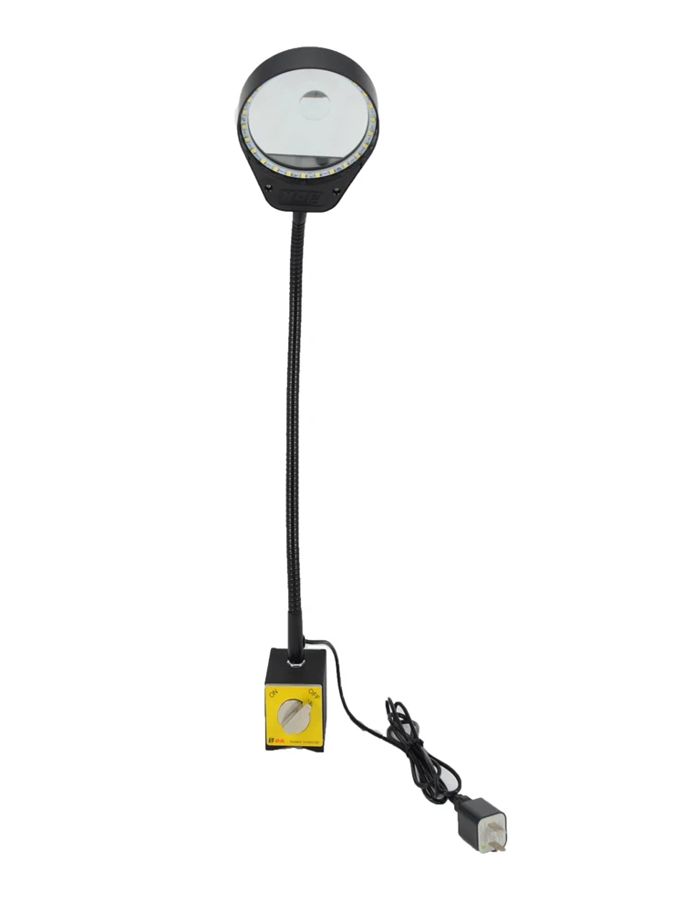 Produção industrial com ímãs com luzes led 8x 15x lupa reparação mesa de metal máquina luzes trabalho PD-6S