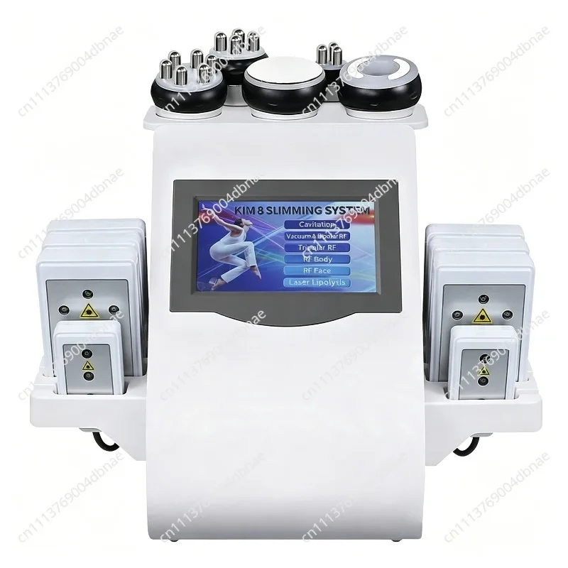 6 in 1 Tool 40K Cavitation Ultrasonic Body Slimming Machine Multi-Polar Frequency Anti-Wrinkle Rejuvenation Skin Lift Tighten
