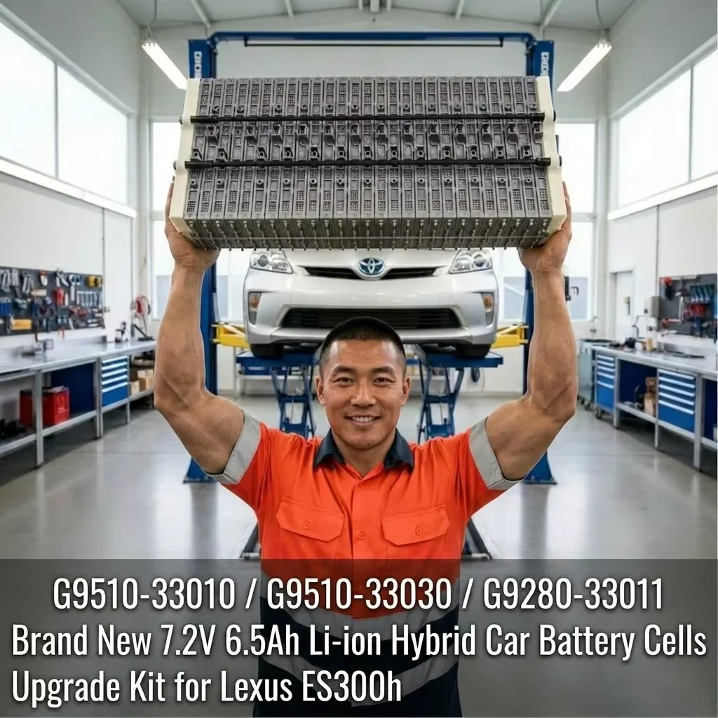 G9510-33010 / G9510-33030 / G9280-33011 Brand New 7.2V 6.5Ah Li-ion Hybrid Car Battery Cells Upgrade Kit for Lexus ES300h