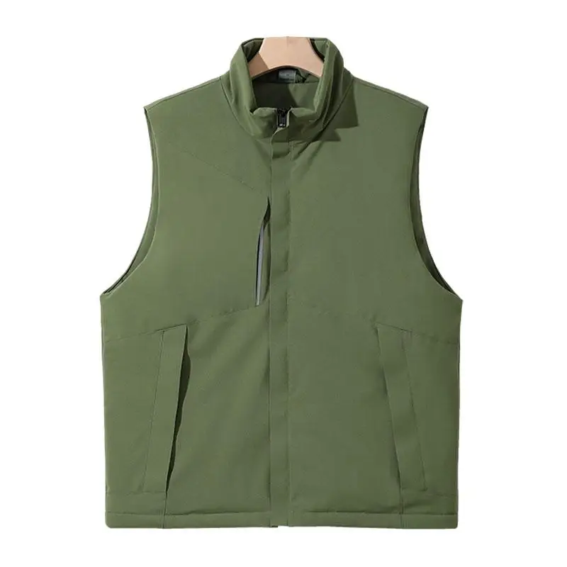 Soft Shell Autumn Winter Cotton Vest Unisex Sleeveless Work Clothes Versatile Trendy Hiking Vest outdoor leisure fast delivery