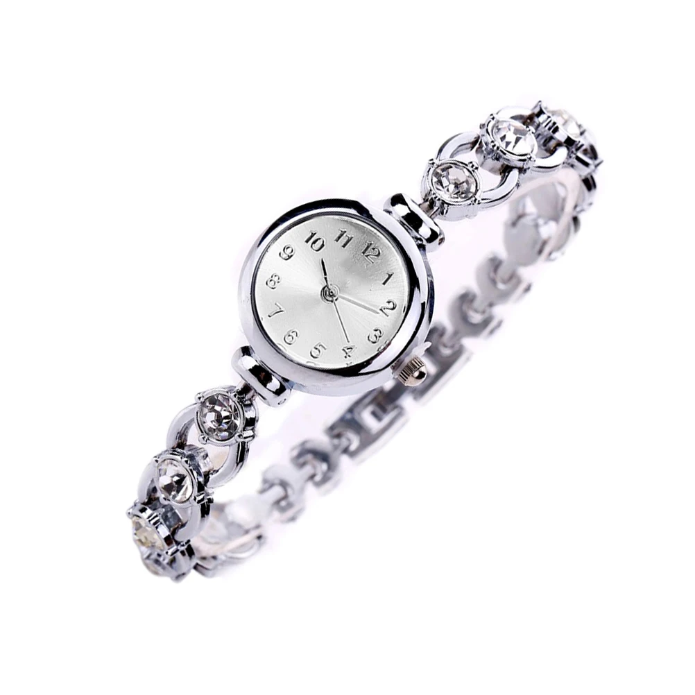 

Silver Women Bracelet Watch Fashion Quartz Wristwatch Elegant Design Best Gift for Christmas Valentine's Mother's Day