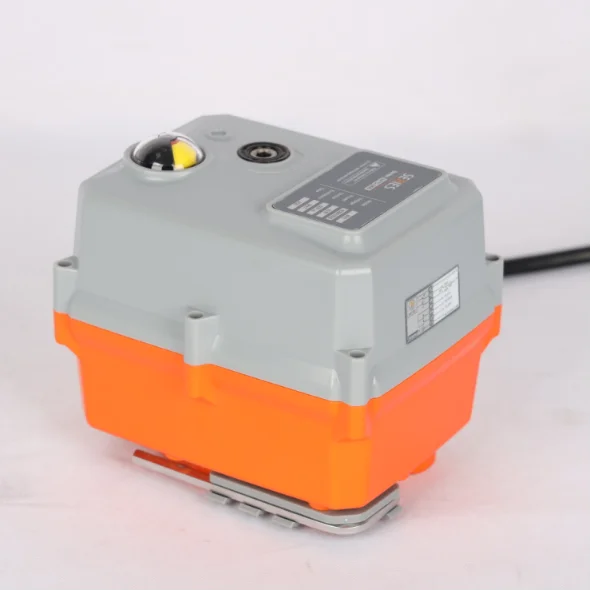 

4-20ma 12V DC Motorized Intelligent Proportional ON OFF Actuators 90 Degree Rotary Electric Valve Actuator