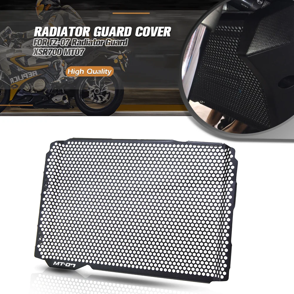 

FOR Yamaha FZ-07 Radiator Guard 2013-2021 Motorcycle Radiator Guard Protection Grille Cover Accessories XSR700 MT-07 FZ07 MT07