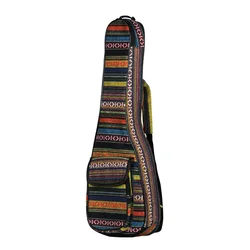 M MBAT 23 Inch Ukulele Bag Padded Pockets National Style Adjustable Strap Backpack Gig Case Oxford Cloth Guitar Accessories Part