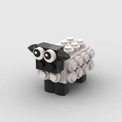 Cute And Creative Small Animal Sheep Building Blocks Toys,  Cartoon Pet Gifts For Children