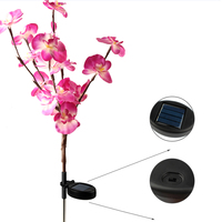 2Pcs Solar Garden Lights High Quality Durable Energy Saving Outdoor Ground Plug Light Ideal Patios Paths Decor Solar Powered