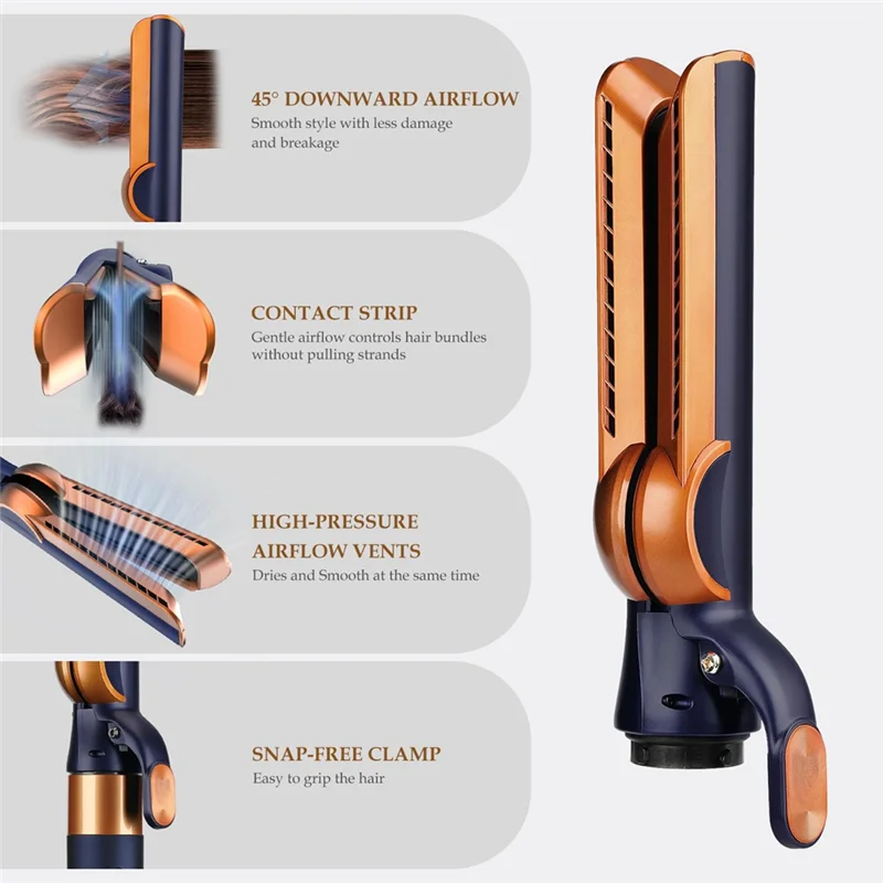ملحقات مجفف الشعر ABUS - موزع كبير ومرفق تدفق الهواء لـ Dyson Airwrap Styler HS01 HS05 HS08 Nozzle A