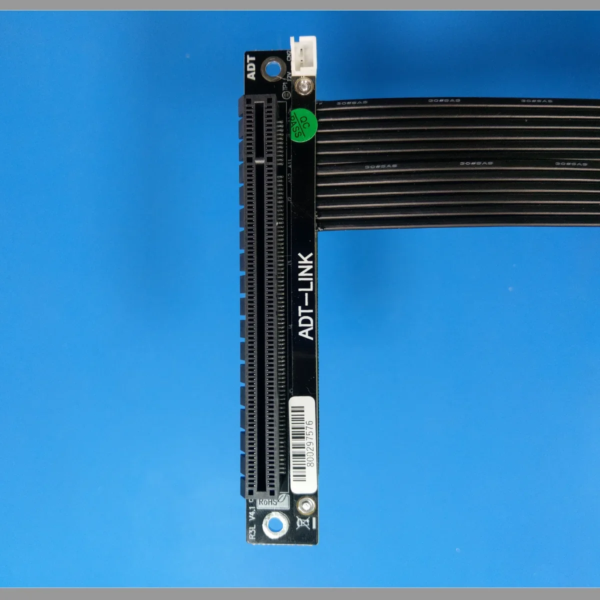 PCIe x16 Extended Graphics Adapter Cable Supports PCIE 4.0x4 full speed ADT for NVMe SSD ports