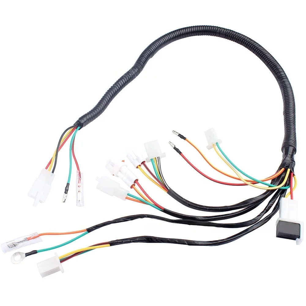‌Motorcycle Full Wiring Harness for Yamaha PW50 PW 50 Peewee 50 1983-2006 Models - Complete Electrical Wire Loom Replacement
