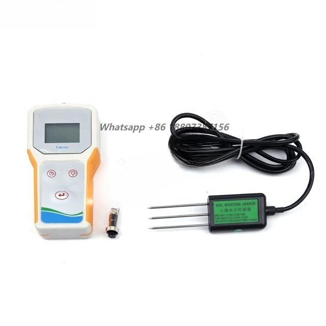 Takeme-10EC Soil Testing Equipment Farm Wireless Soil Temperature Moisture EC Meter
