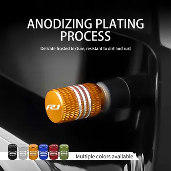 야마하 YZF R1 R1M R1S YZFR1 (2003, 2004, 2008, 2010, 2014, 2020, 2021, 2022, 2023년식) 오토바이 타이어 밸브 커버 (알루미늄 합금) 8 best sales r1 2003 - №3