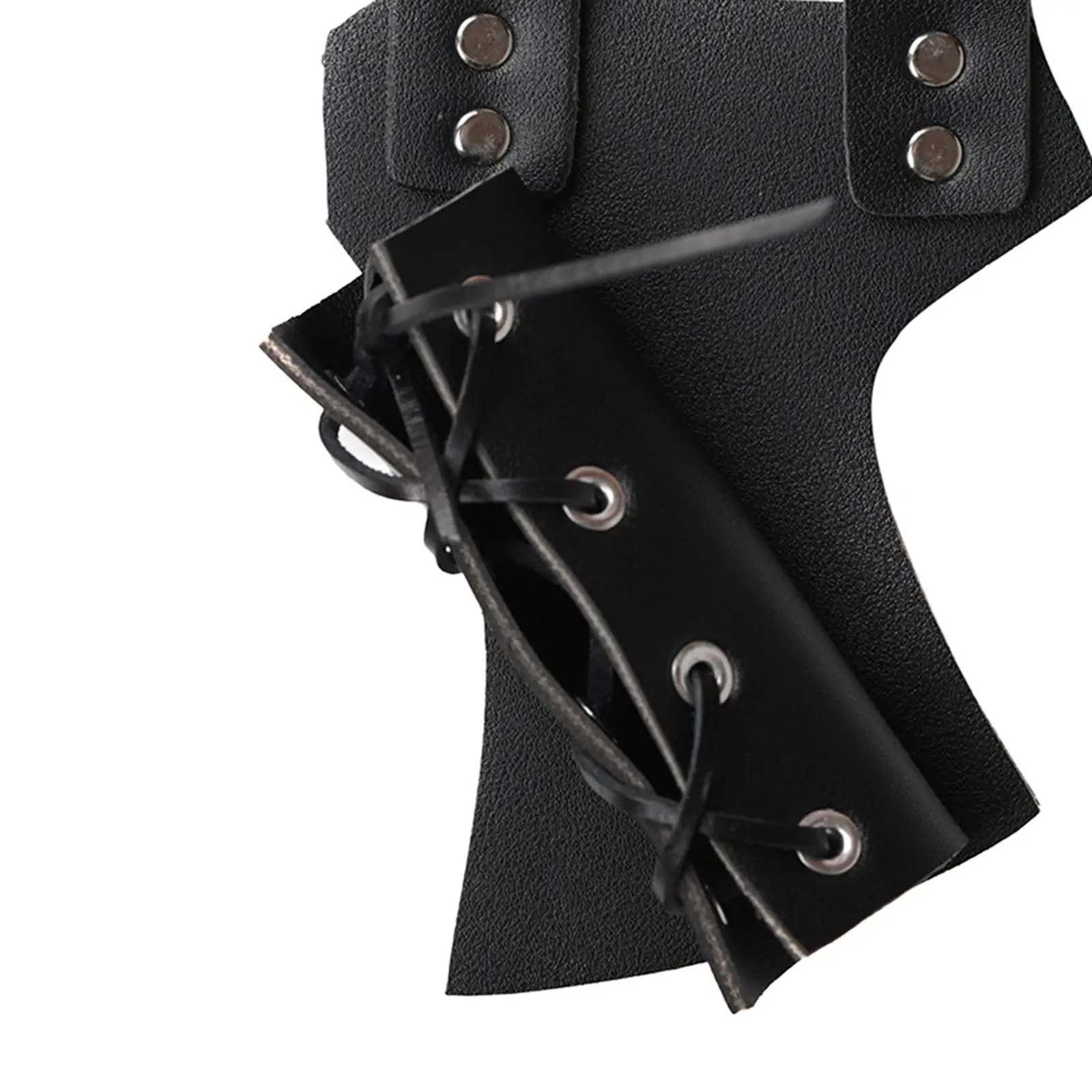 Medieval Sword Belt Shoulder Strap Sword Holder Faux Leather for Knight Role Play Costume Adjustable Free Size