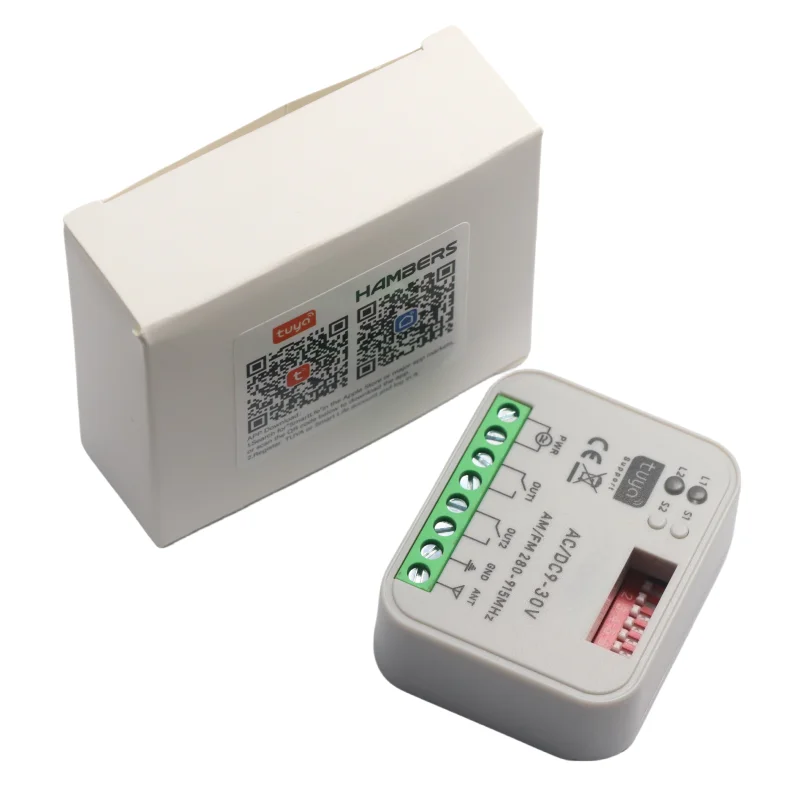 Receptor universal de puerta de garaje TUYA WIFI, receptor de puerta multifrecuencia de 280-915MHz