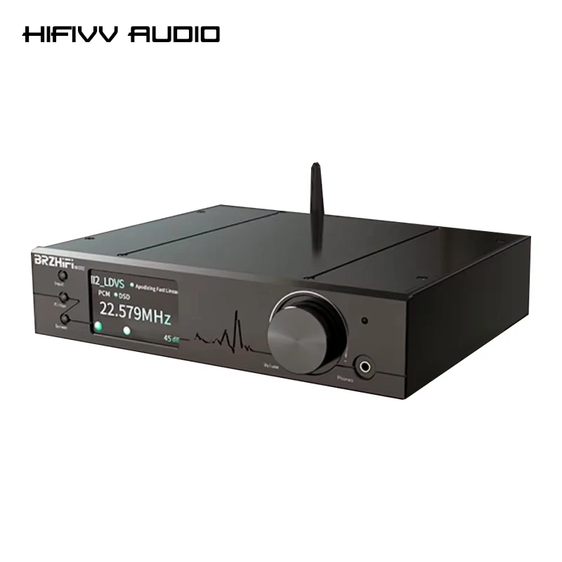 

ES9038PRO*2 Digital Decoder Hifi Full Balanced DAC For Home Audio Bluetooth 5.1 USB Amanero Decoding DSD512 384KHz IIS Interface