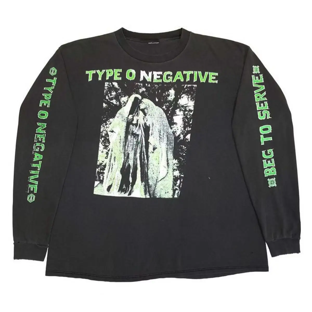 

Y2K Готическая футболка с длинным рукавом, повседневная повседневная футболка с буквенным принтом для мужчин и женщин, уличная классическая субкультура, негабаритная футболка Boxy