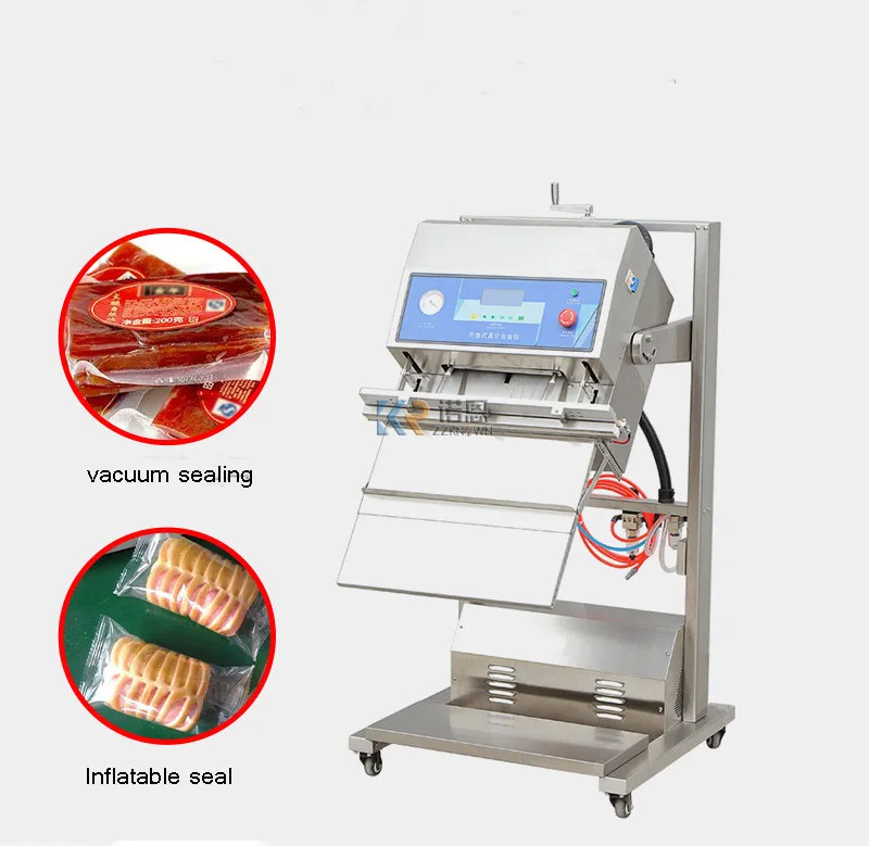 Machine d'emballage automatique sous vide pour le thé, en acier inoxydable, poulet séché, cacahuètes, appareil pour aliments