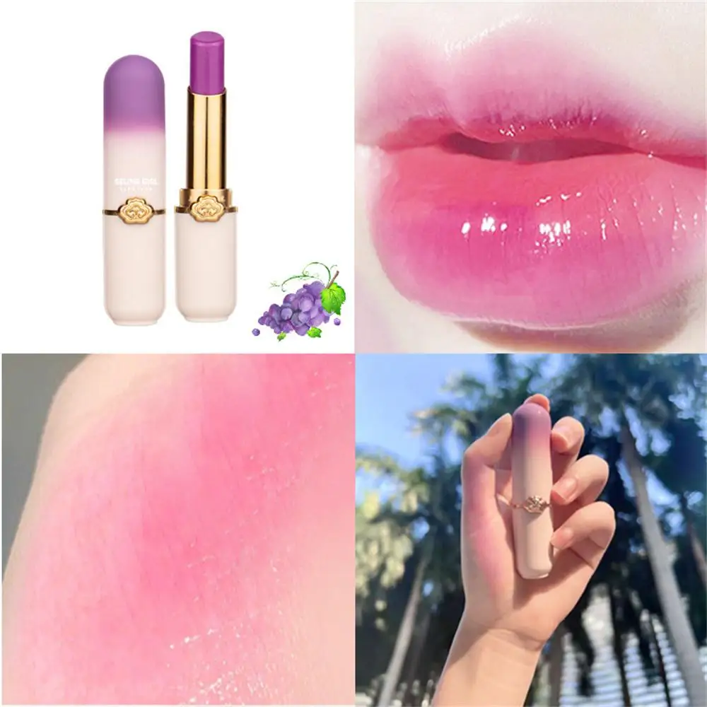 1/2/3PCS Moisturizing Lip Balm Moisturizing Jelly Lipstick Jelly Discoloration Fade Lip Lipstick Lip Makeup Colored Lipstick