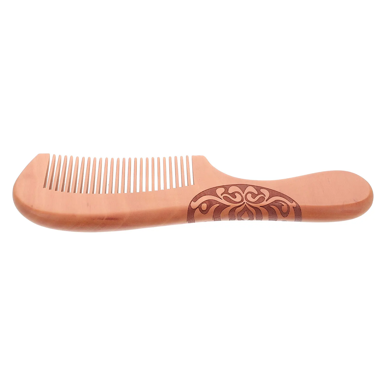 

Long Handle Wooden For Women Men Anti-Static Detangling Hair Comb Durable Scalp Massage Wide Tooth Natural Wood Comb For Thick