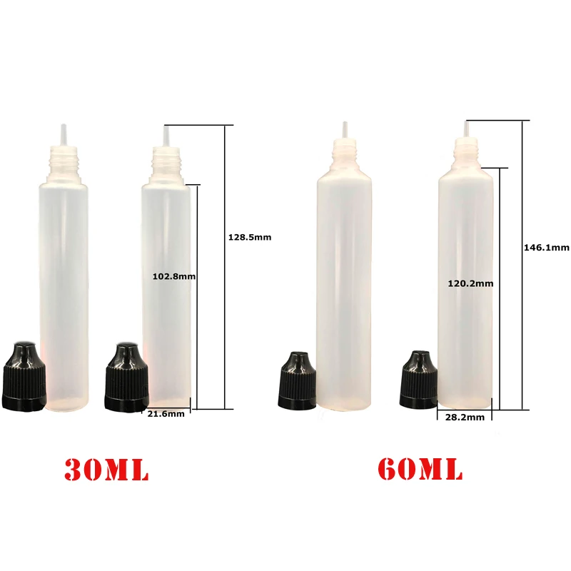 10 stücke 3/5/10/15/20/30/50/100/120 ml Leere LDPE Kunststoff Flüssigkeit Saft Dropper Auge Squeezable Flaschen Lange Spitze Kappe Container
