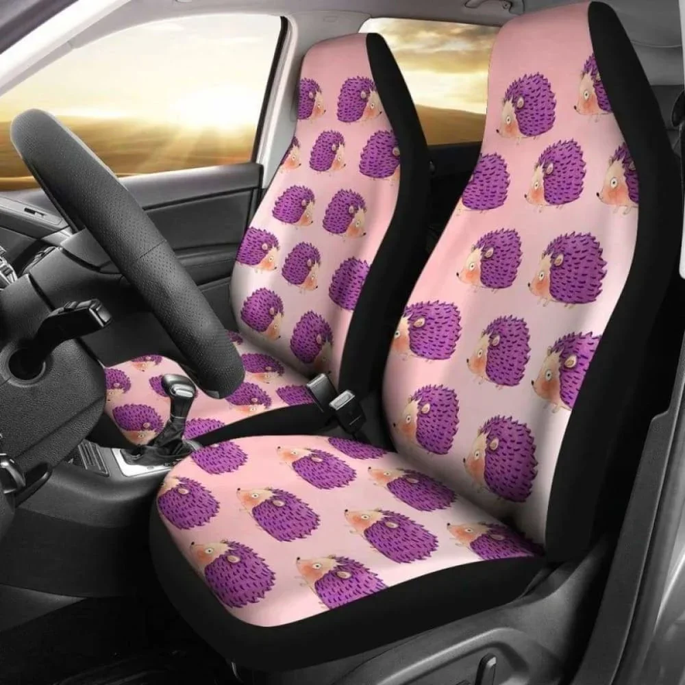 Hedgehog Car Seat Covers 5 144902,Pack of 2 Universal Front Seat Protective Cover