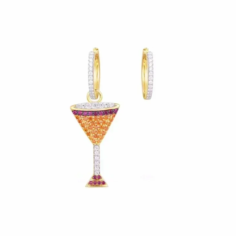 LI KI High Quality 925 Silver Watermelon Ice Cream Earrings In A Variety Of Stylish And Elegant Jewelry Gifts For Friends 3