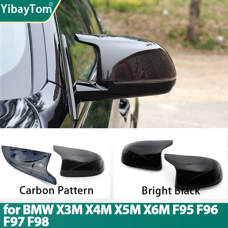 

Rearview Mirror Cover Wing Side Rear view Mirror Cap Fit For BMW X3M F97 X4M F98 2019-2023 X5M F95 X6M F96 2020-2023