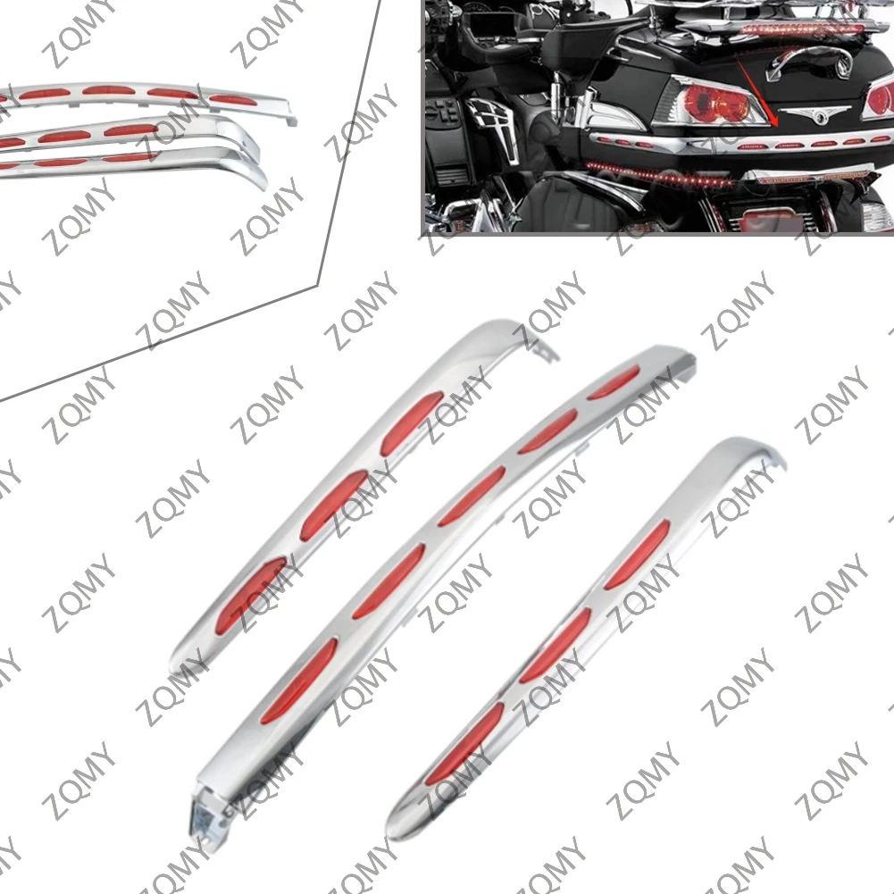 

Gold Wing Top Fairing Trunk And Saddlebag Moldings Chrome Motorcycle Decoration Trim For Honda Goldwing GL1800 2001-2011