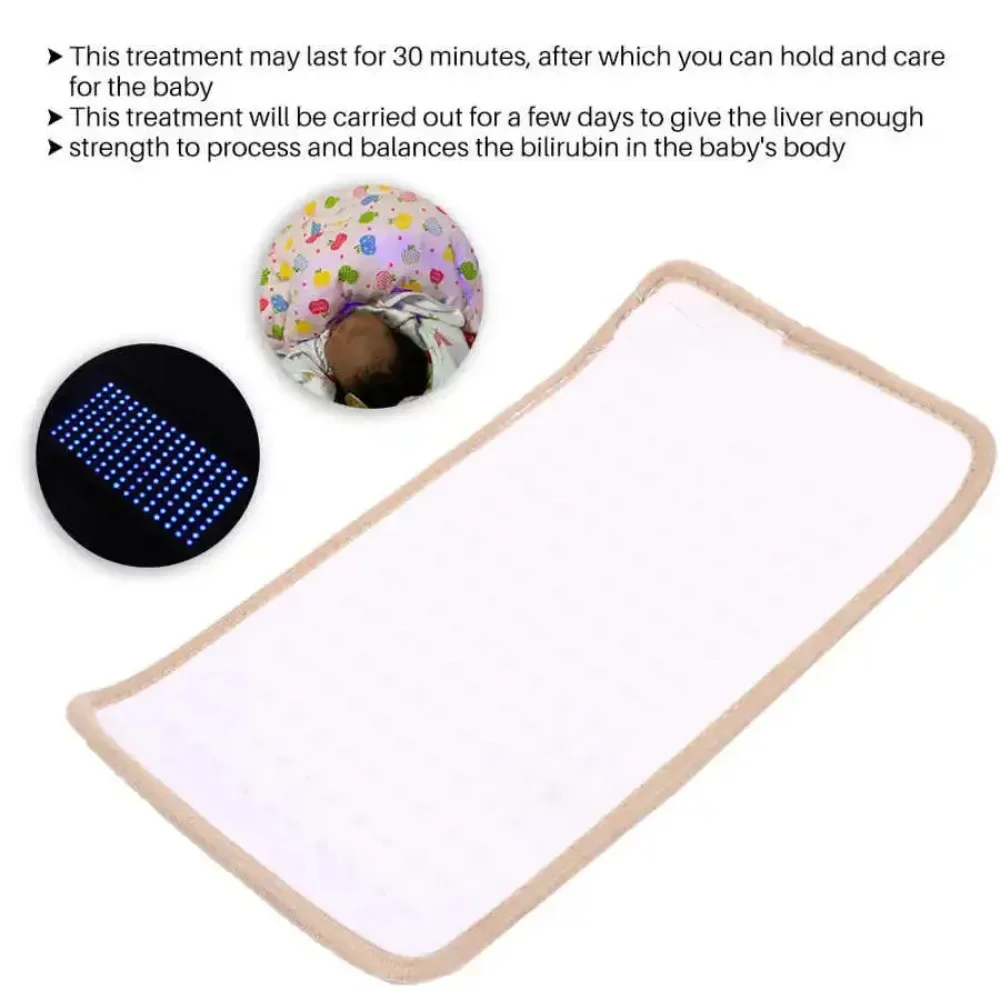 Blue Light Lamps Jaundice Treatment Newborn Baby Jaundice Blue Light Therapy Phototherapy Cotton Bed Blanket Jaundice Relief