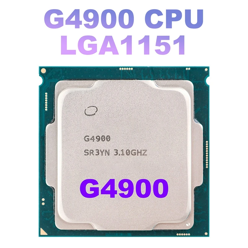 For Celeron G4900 CPU LGA 1151 Processor Dual Core Dual-Thread 14Nm 2MB CPU For B250 B250C Mining Motherboard