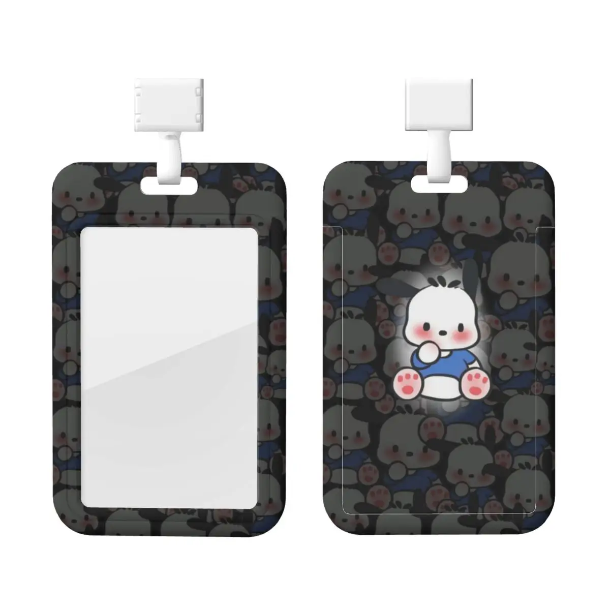 

Custom Anime Pochacco Lanyard ID Protector Badge Card Unisex Student Campus Lanyard Cards Holder Credentials Accessories