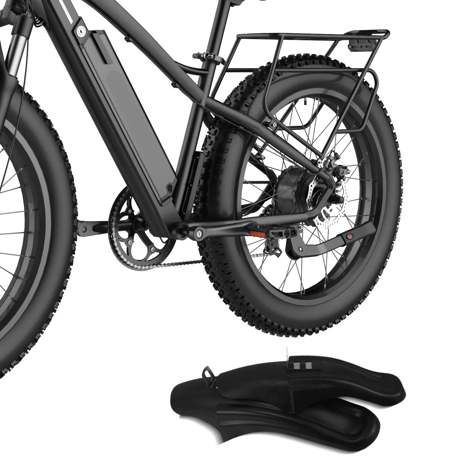 

1Set Mountain Bike Mudguard Front Rear Universal Plastic Mud Guard Cycling Mud Flap Outdoor Sports Bike Accessories Splash Guard