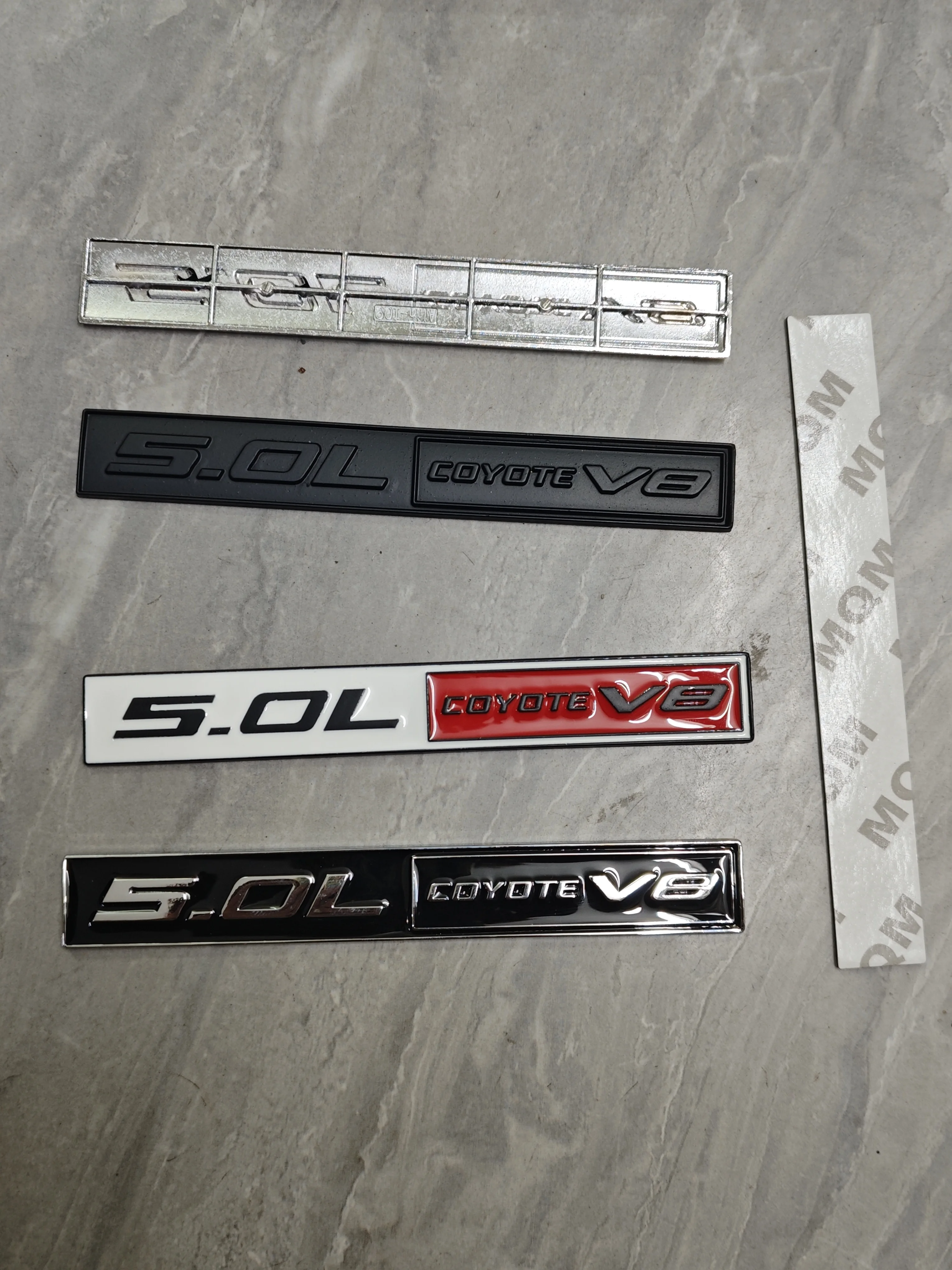 Car Front Grille 5.0L COYOTE V8 Emblem Sticker Accessories For Mustang ST Line GT MONDEO Dodge Charger Ram Hellcat Challenger view 2