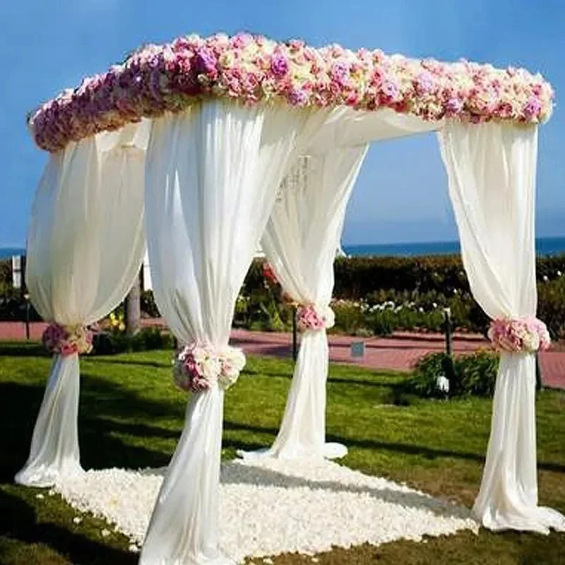 EternityFrames0 Verstellbarer Metall-Vierfachständer für Hochzeitszelt, Hochleistungs-Chuppah-Hochzeits-Hintergrundrahmen für Event-Fotobox – Detail 7