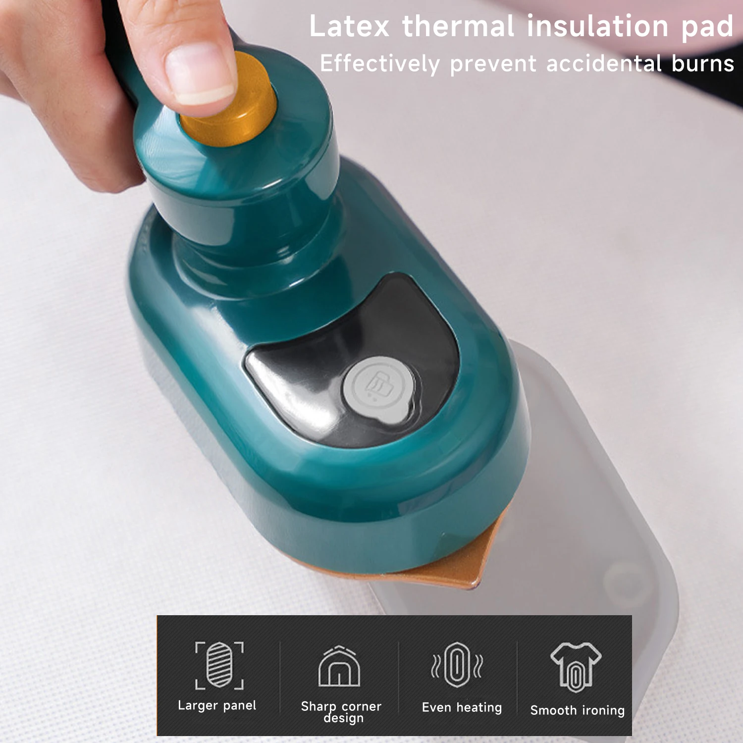 Handheld Mini Electric Iron Foldable Portable Steam Iron Rotatable Lroning Machine For Clothes Lightweight Small Home Appliance